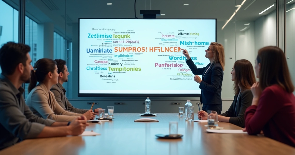 Equipe sendo treinada sobre compliance e sanções em sala moderna 