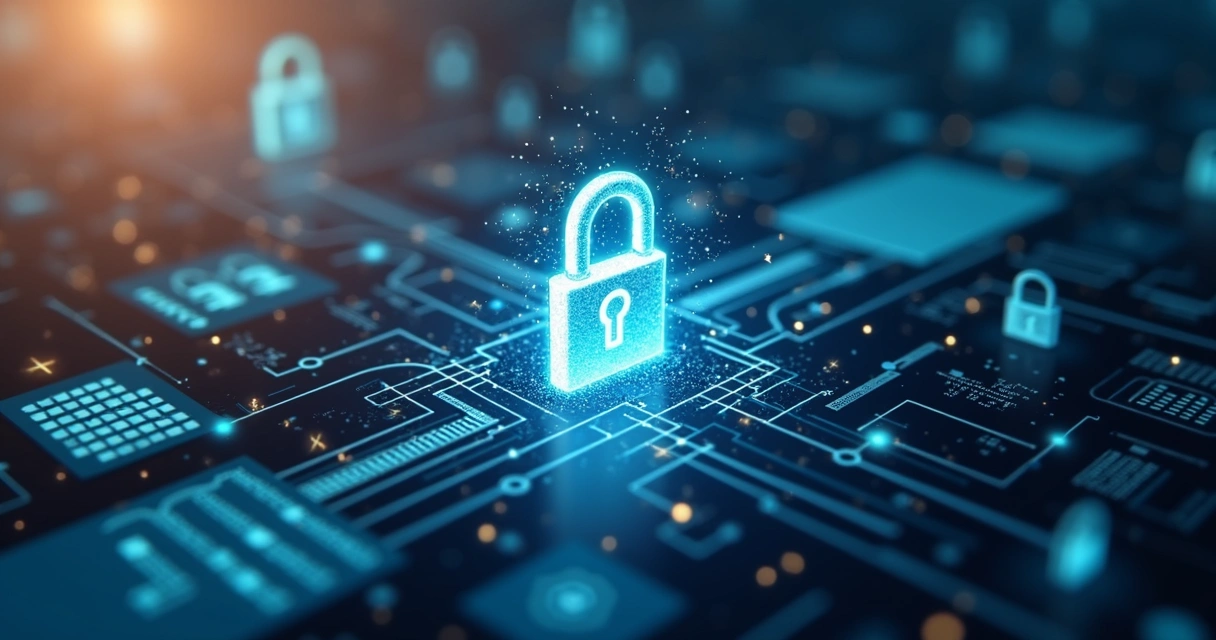 Representação visual de compliance com LGPD em dados empresariais 