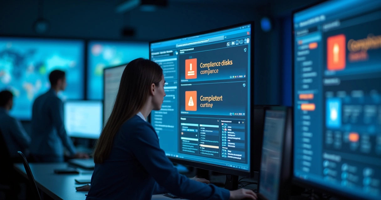 Indicadores para avaliar inteligência de dados em vendas na prática em Logística 4 Telas de sistema mostrando alertas de compliance em contexto logístico