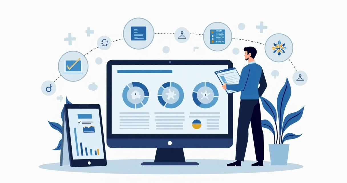 Workforce compliance dashboard showing employee records and compliance status 