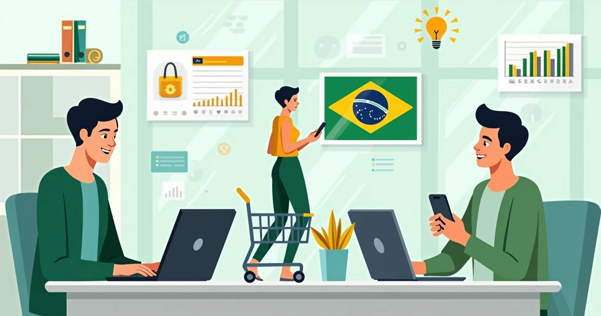 Consumidor brasileiro usando IA para comprar online 
