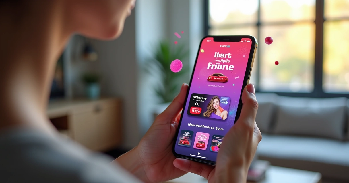 Pessoa segurando celular com tela do TikTok Shop aberta mostrando ofertas da Black Friday 2025 