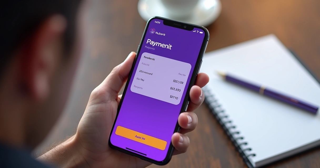 Tela do aplicativo Nubank exibindo comprovante de Pix detalhado 