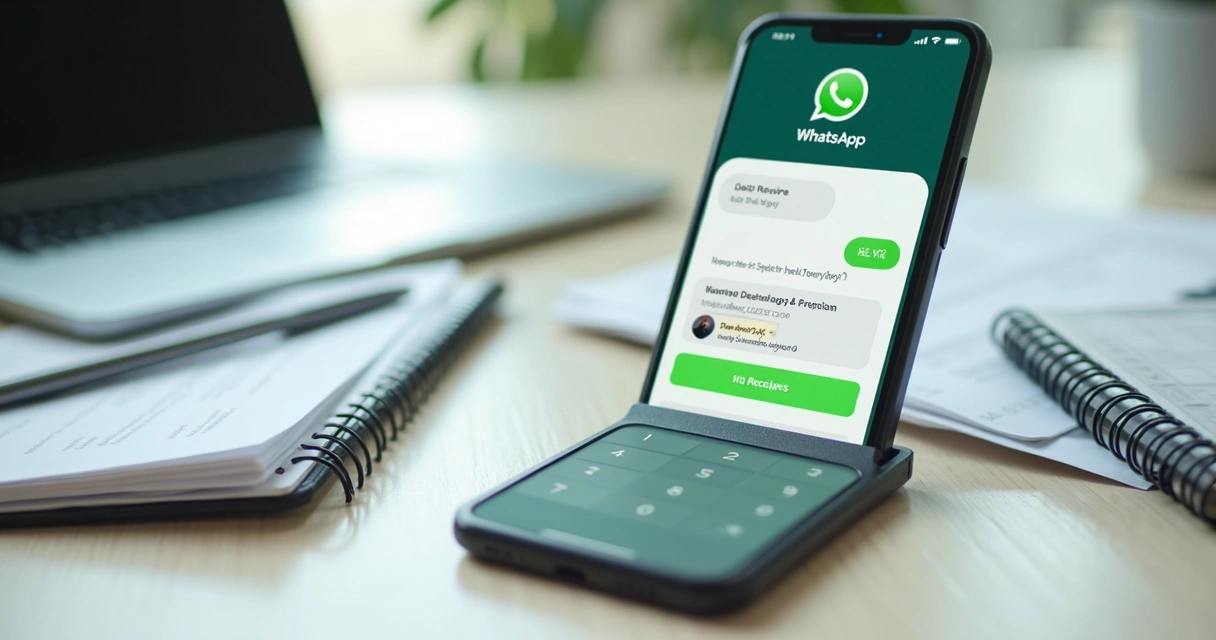 Comprovante de Pix enviado no WhatsApp em celular