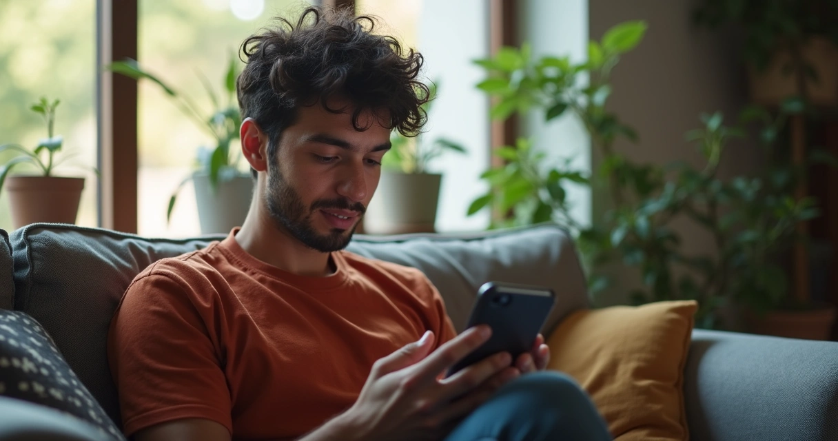 Cidadão usando aplicativo do gabinete para enviar solicitação 