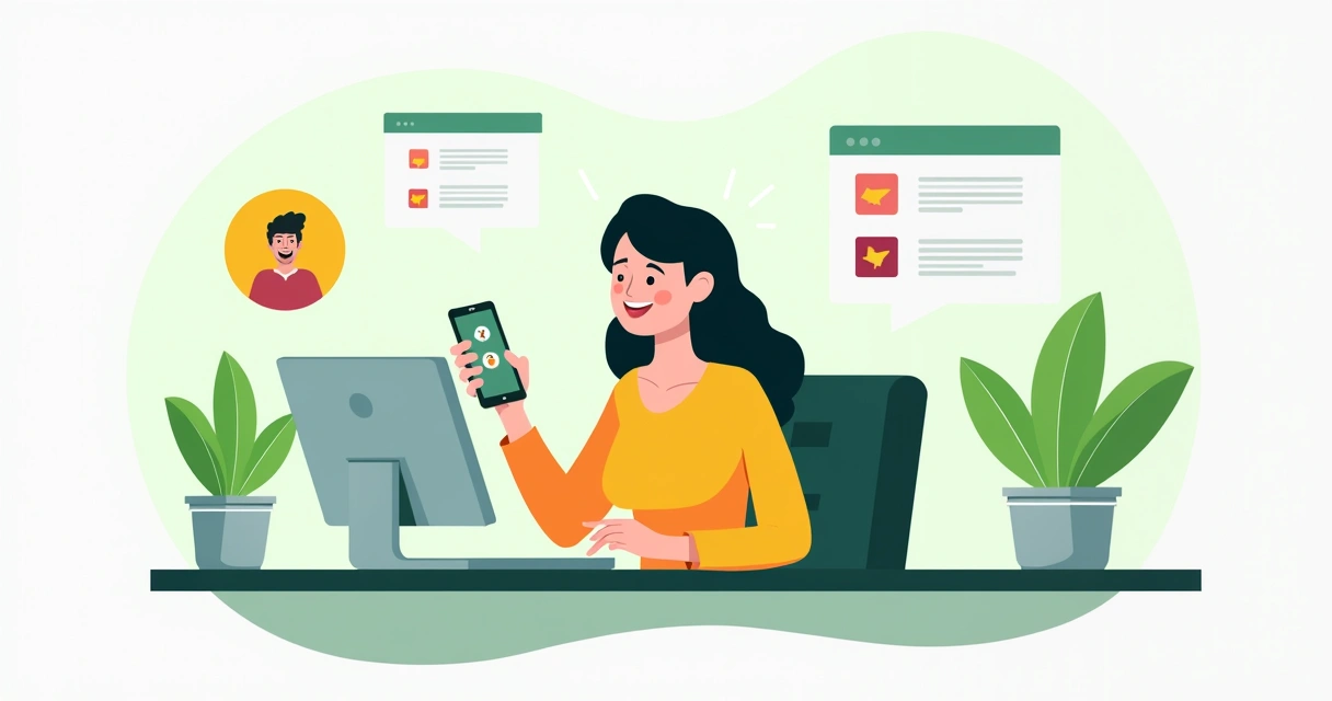 Atendimento ao cliente e comunicação por mensagem em e-commerce 