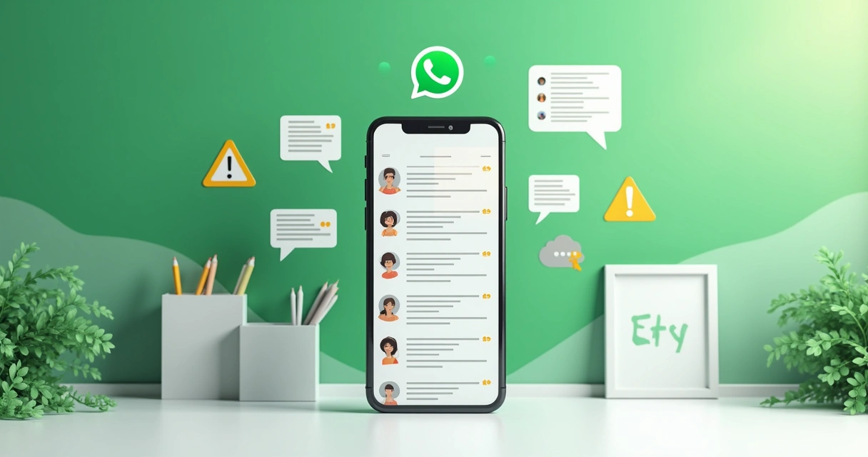 Painel digital condominial com mensagens sendo trocadas pelo aplicativo de WhatsApp 