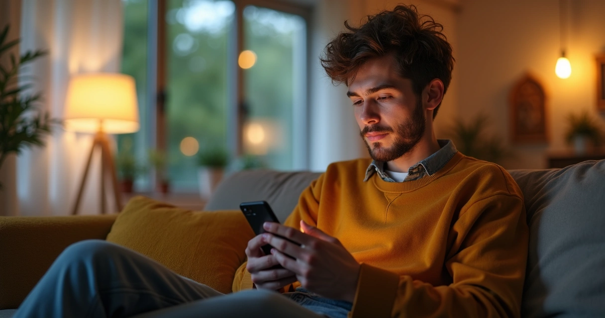 Morador usando WhatsApp para interagir com a administração 