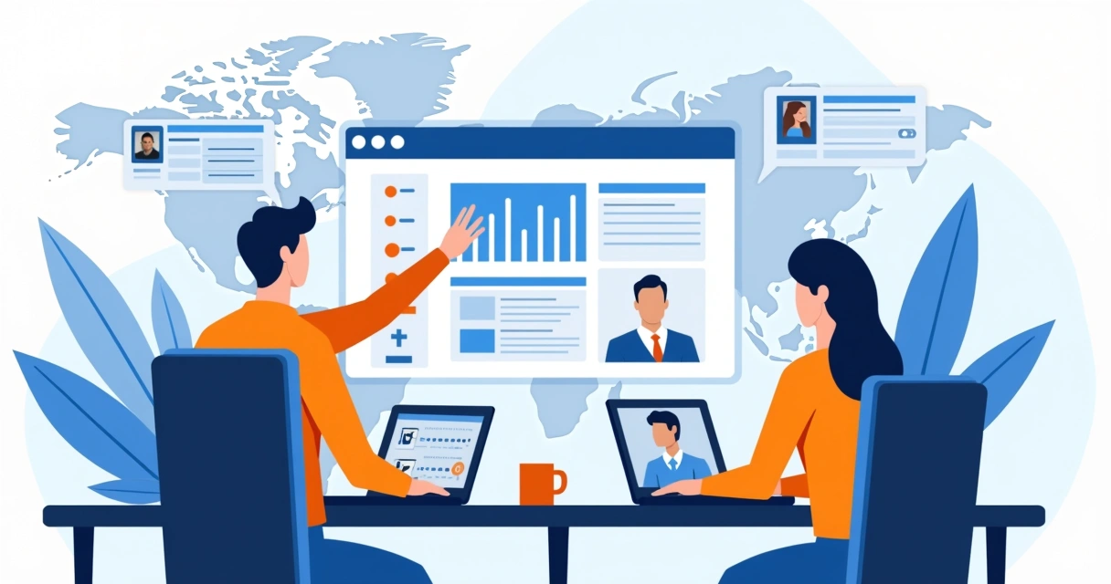 Equipe de comunicação política gerenciando redes sociais e conteúdo digital 