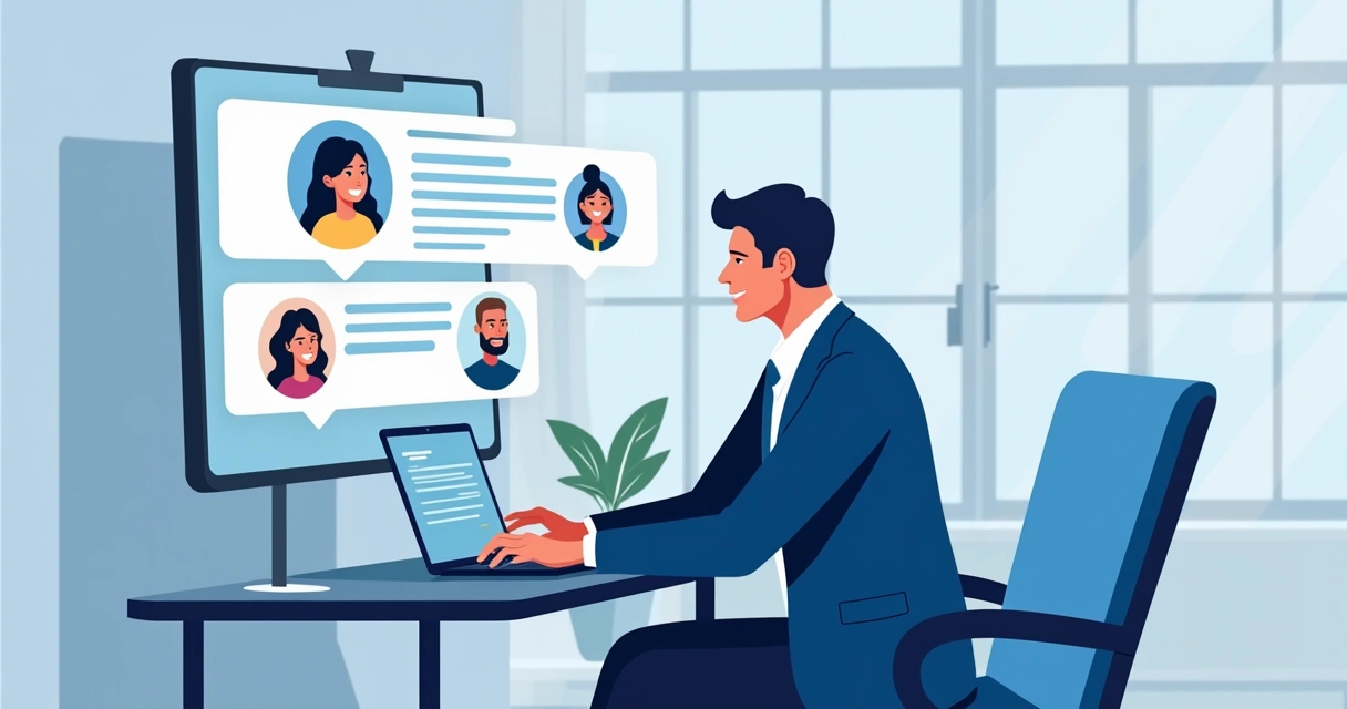 Político interagindo com eleitores em redes sociais digitais 