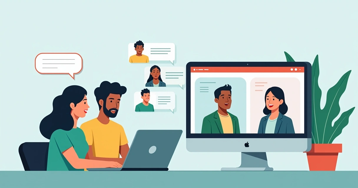 Campanha organizando debate online com apoiadores brasileiros