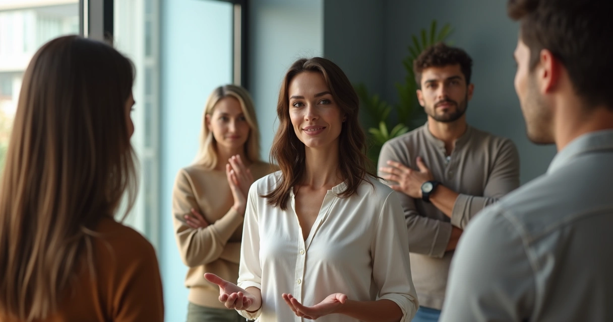 Pessoa em destaque mostrando emoções através da expressão facial e postura corporal 