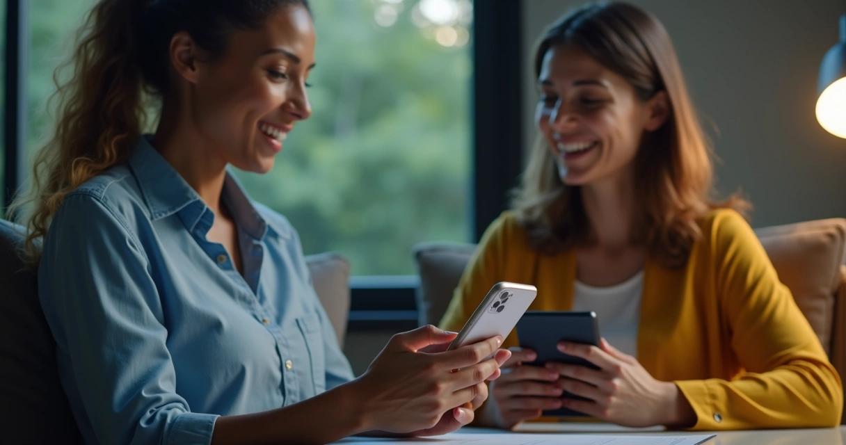 Pessoa enviando notificação de reajuste de aluguel por whatsapp, tela de celular mostrando conversa formal 