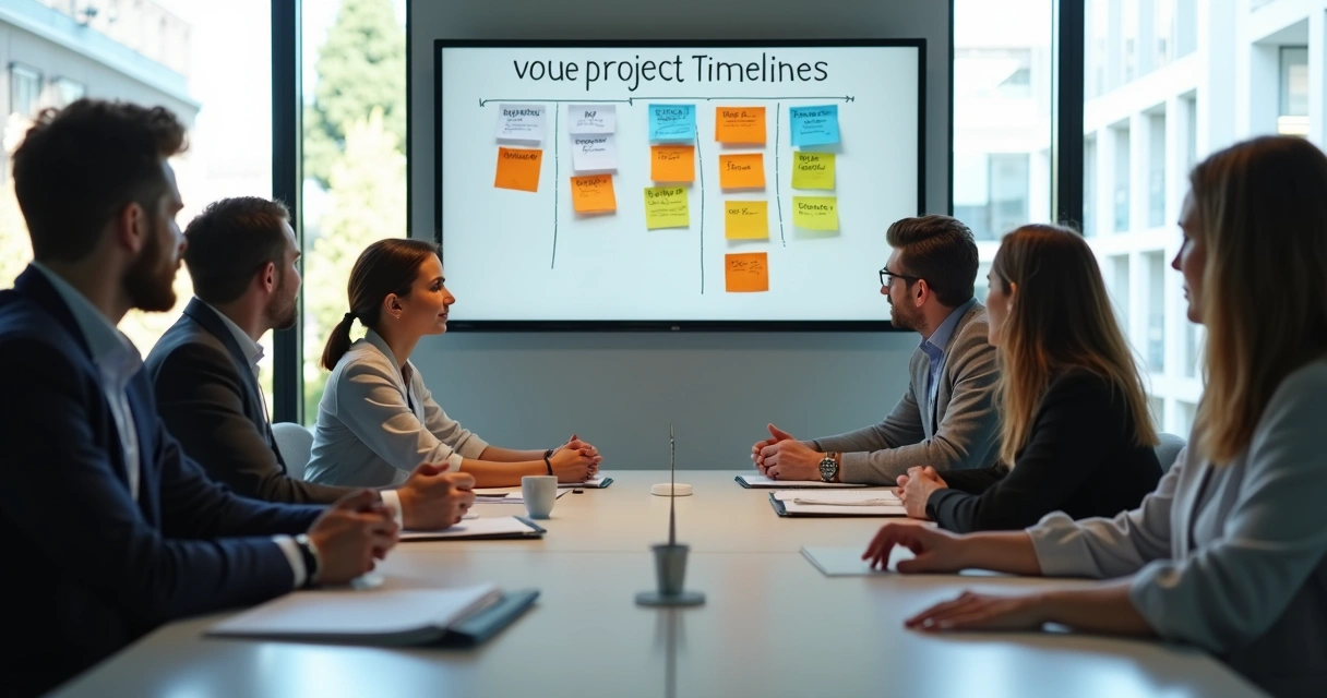 Personas en sala de reuniones con expresiones neutras y postura cerrada