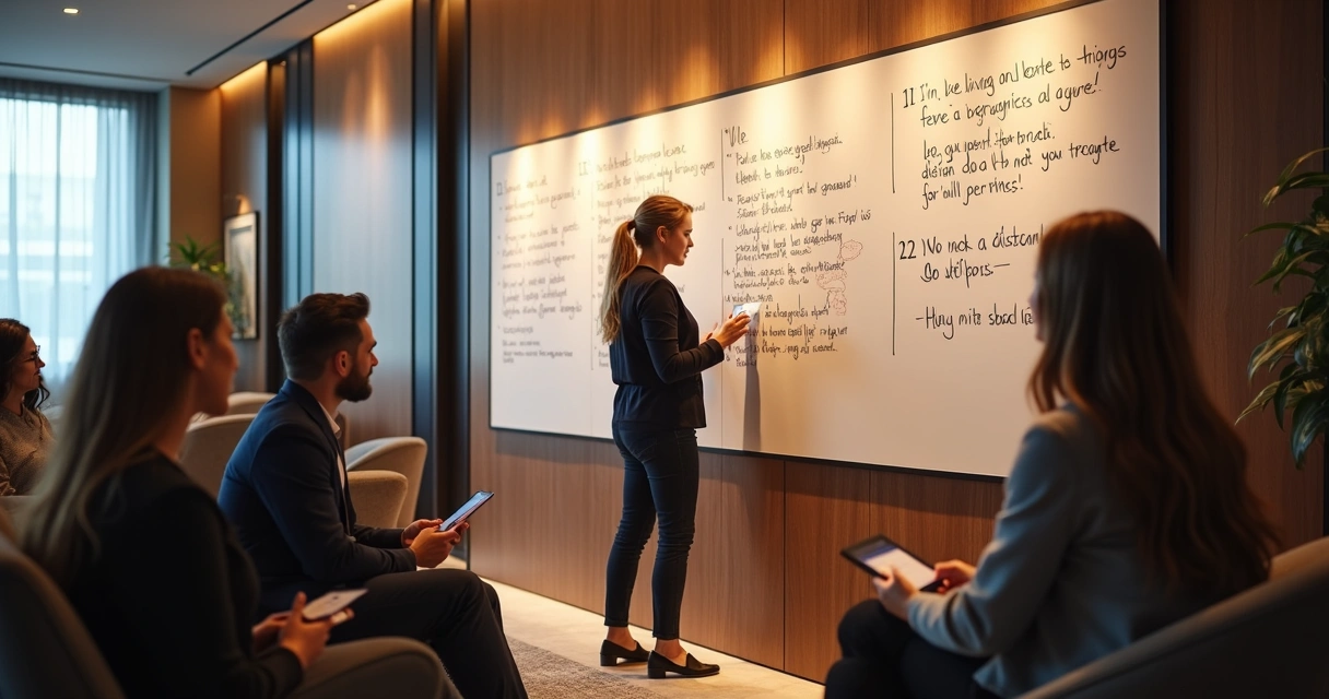 Hóspedes deixando depoimentos positivos em evento de fidelidade no hotel 