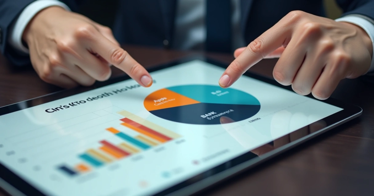 Gráfico circular mostrando concentração de portfólio em Apple, destaque para Berkshire Hathaway 