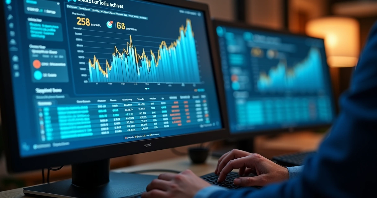 Tela de sistema mostrando integração de dados bancários e fiscais 