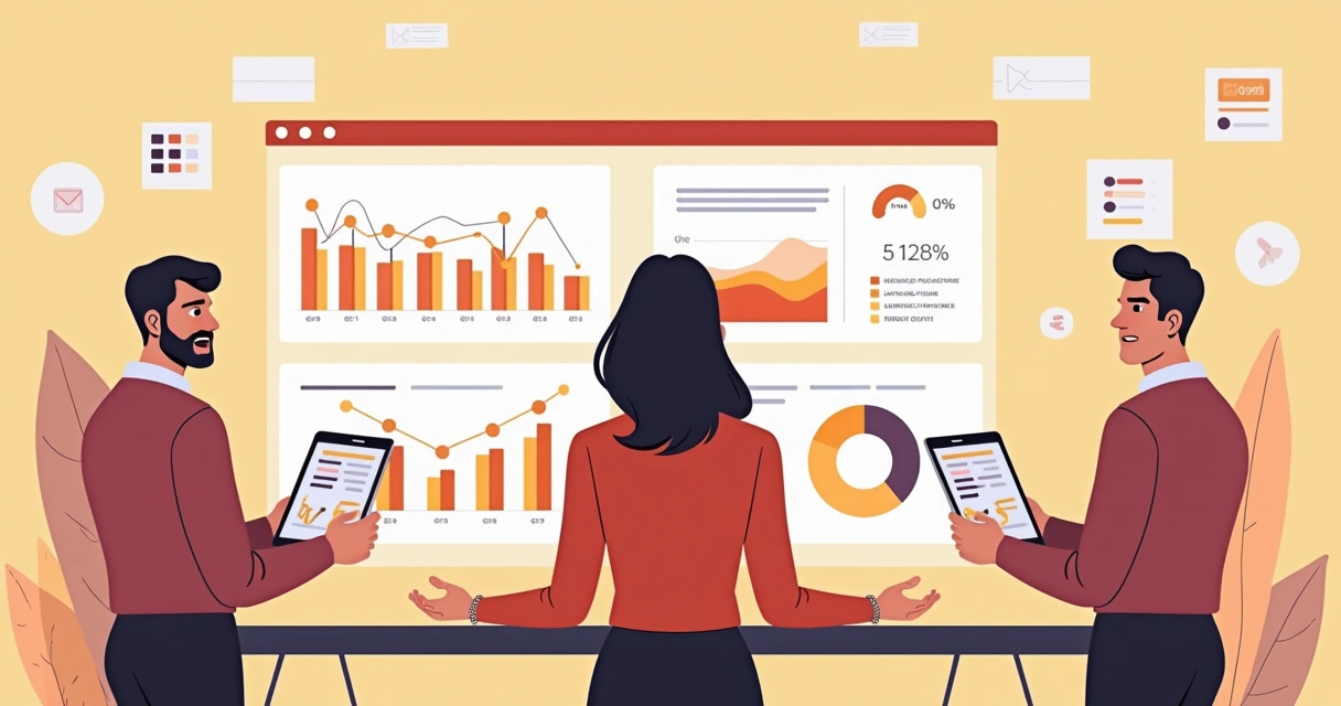 Telas de dashboards financeiros com gráficos de divisão de valores. 