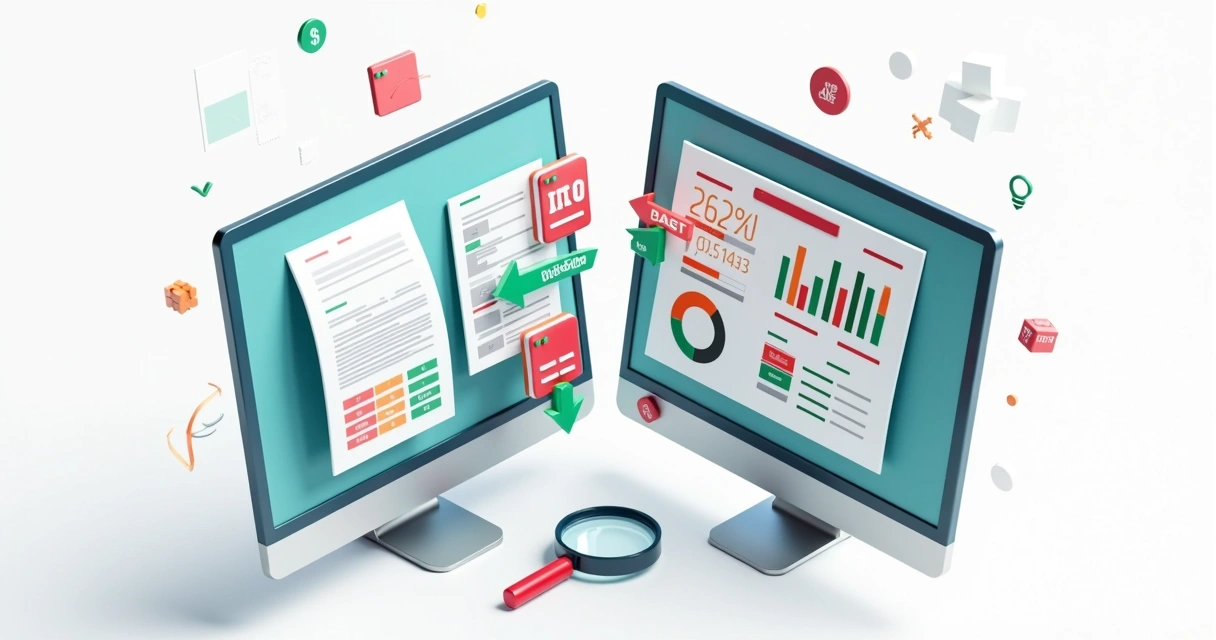 Painel de conciliação fiscal entre marketplace e ERP