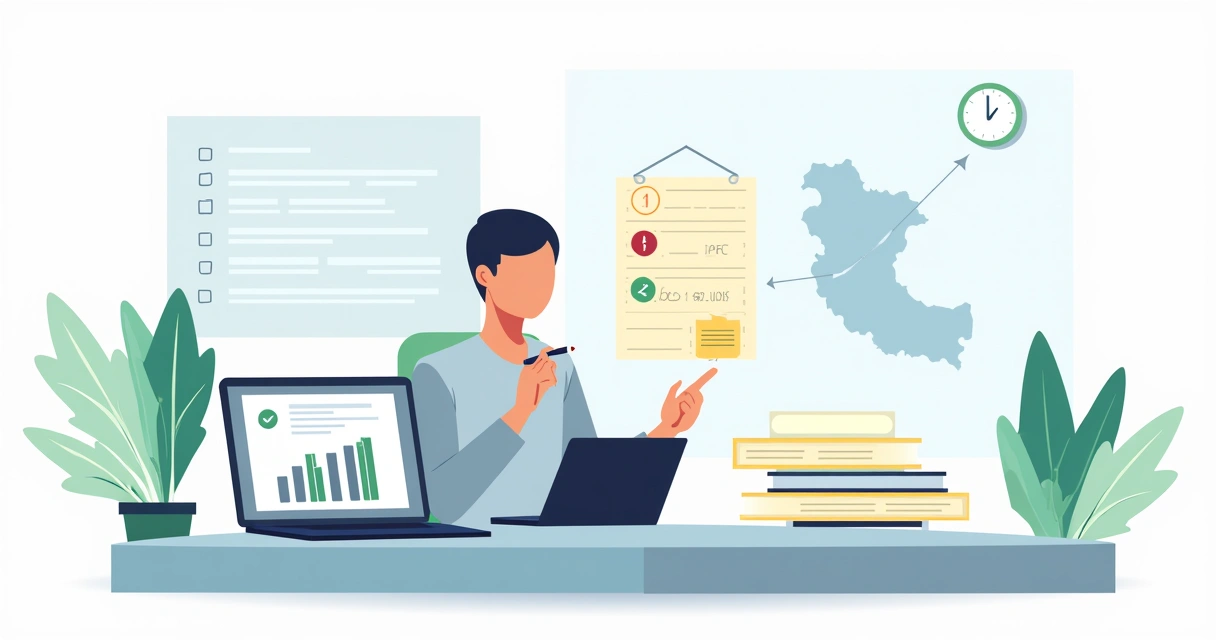 Analista comparando horas extras digitales y registro manual en oficina corporativa 