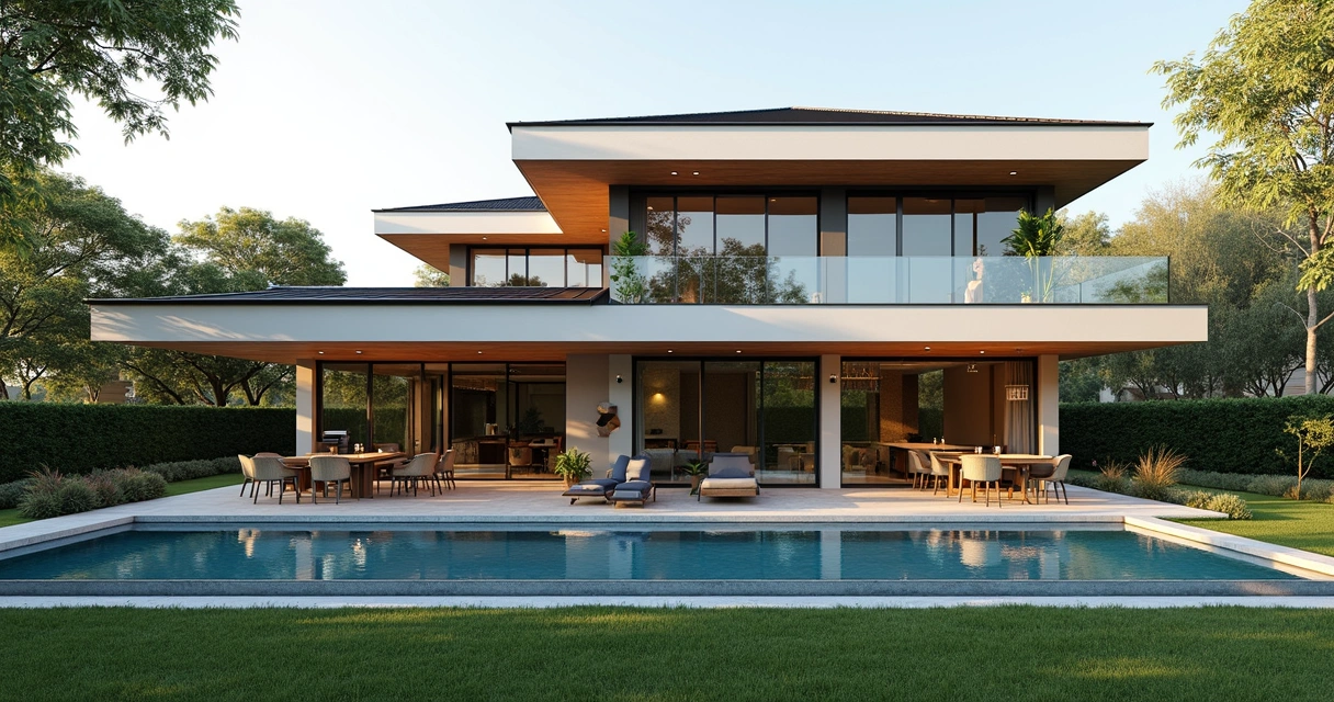 Casa com piscina em condomínio fechado de Paulínia, fachada com jardim e varanda gourmet. 