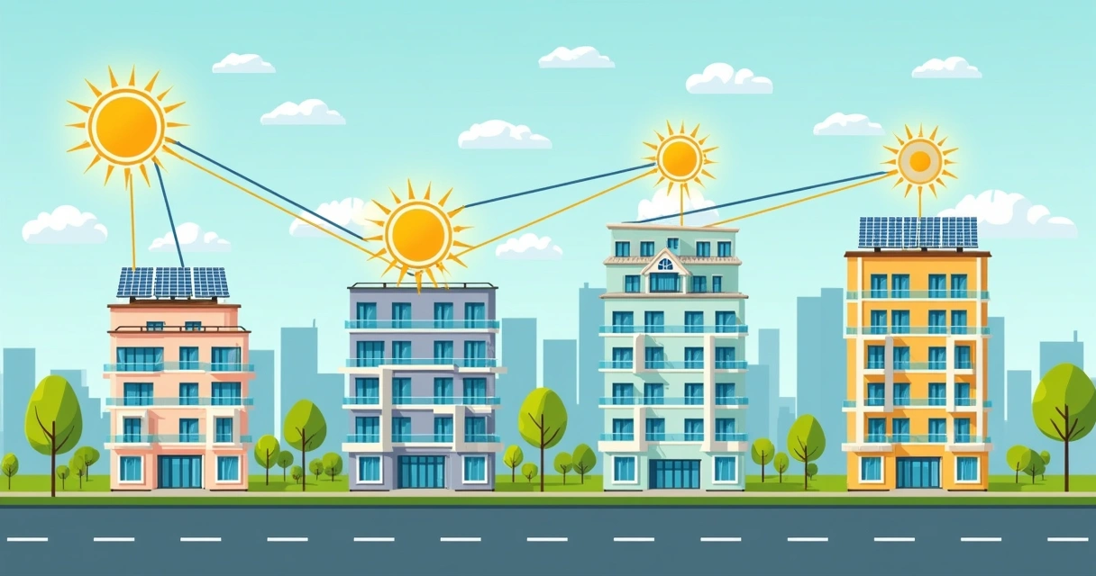 Condomínios usando energia solar compartilhada 