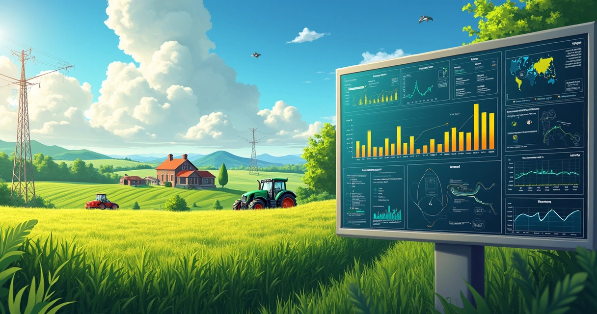 Painel digital mostra conectividade rural 