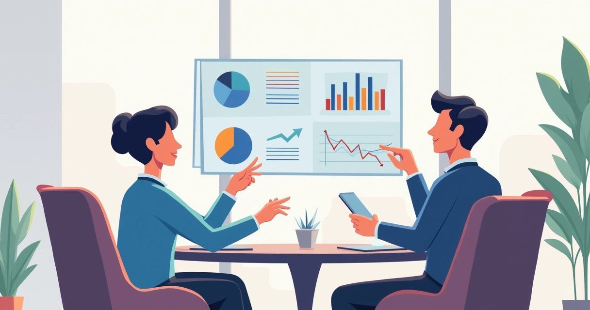 Equipes de marketing e vendas alinhadas em reunião 