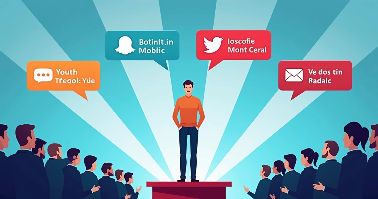 Conexão de mensagens a diferentes bases eleitorais