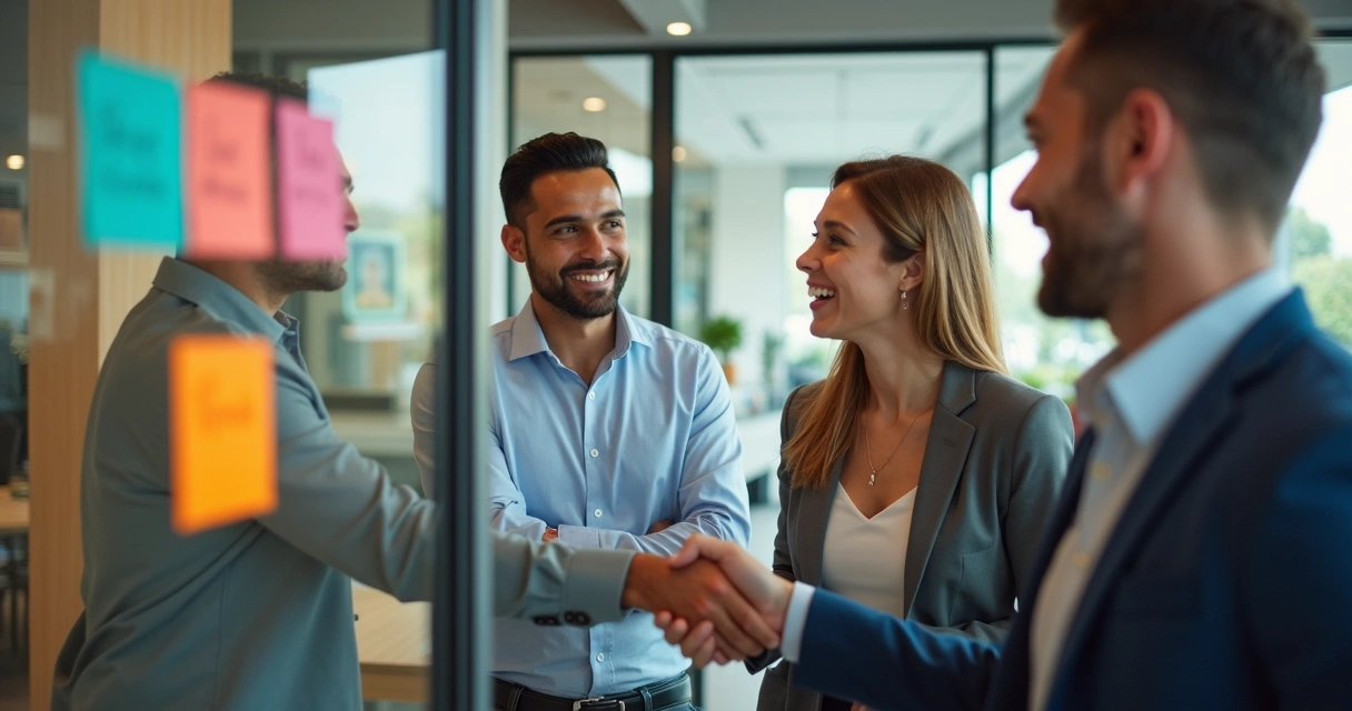 Equipe demonstrando confiança em ambiente ético