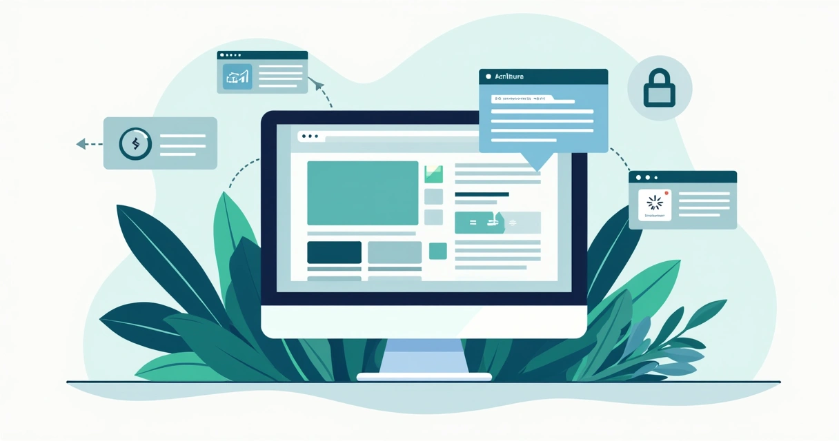 Configuração de blog com painel, domínio e template personalizado 