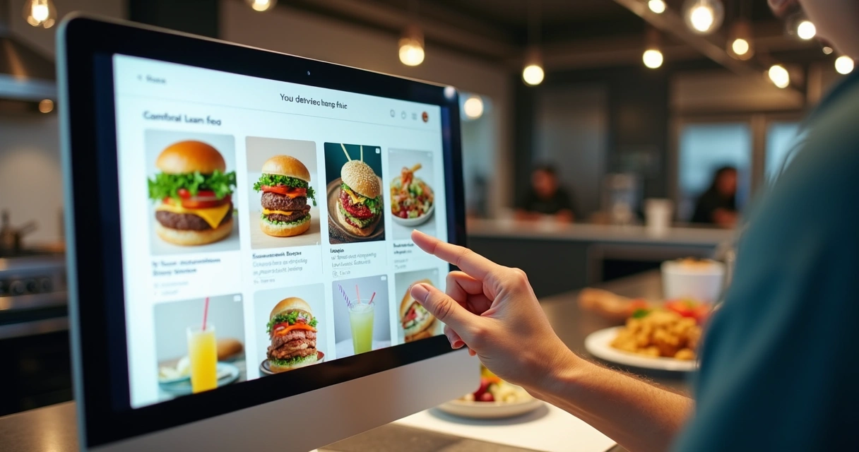 Configuração digital de cardápio para delivery 