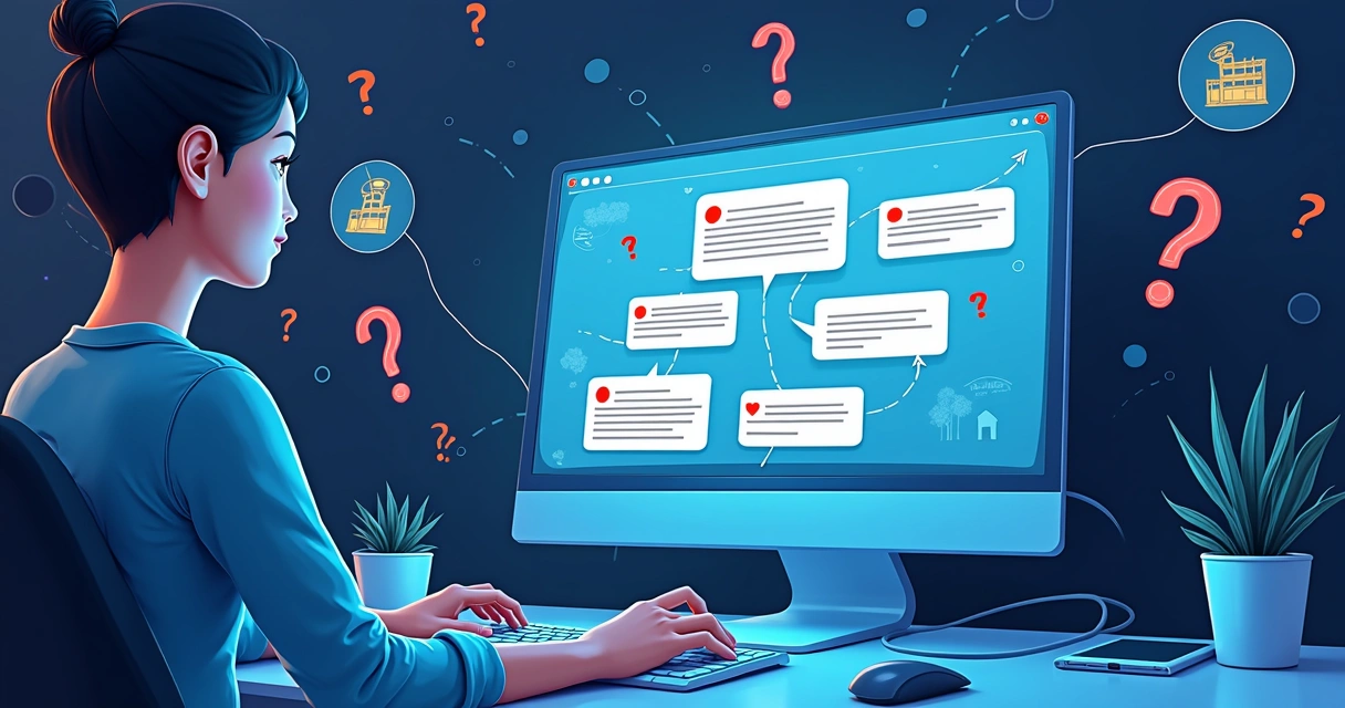 Tela de configuração de chatbot com erros de fluxo. 