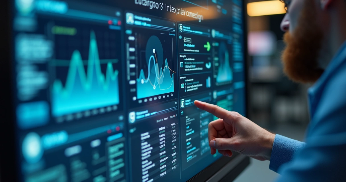 Configuração firewall em empresa com dashboard interativo 