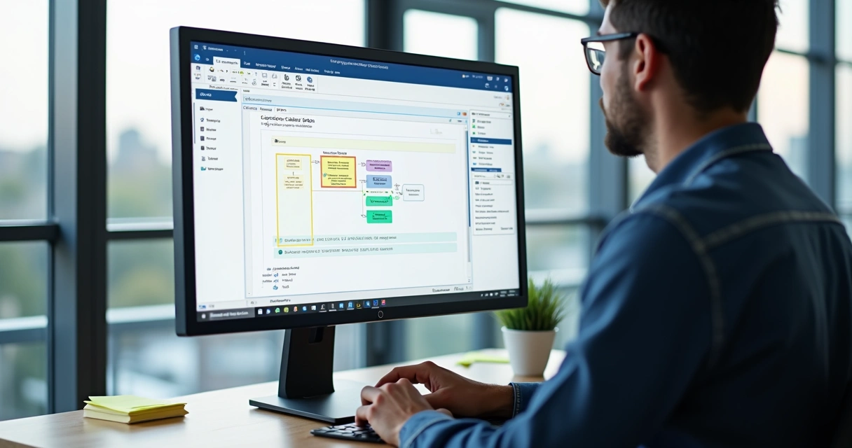 Configuração de webhook feita em plataforma no-code num computador 