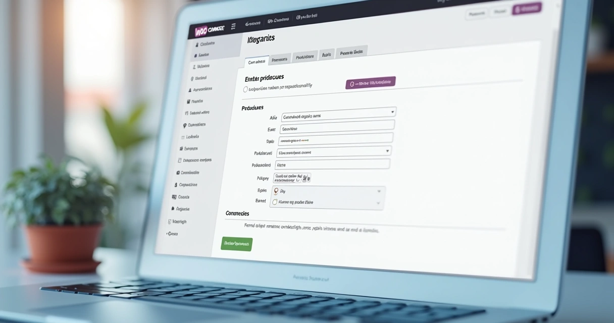 Tela de configuração de integração entre WooCommerce e Mercado Livre