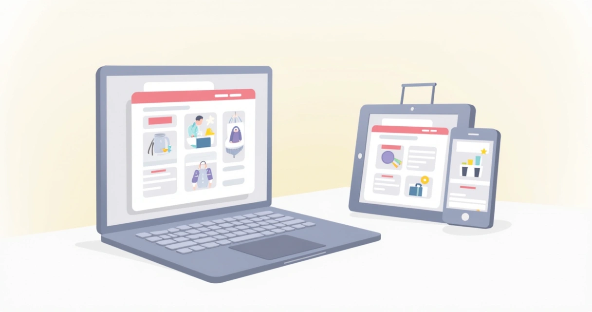 Visualização catálogo PDF em diferentes dispositivos