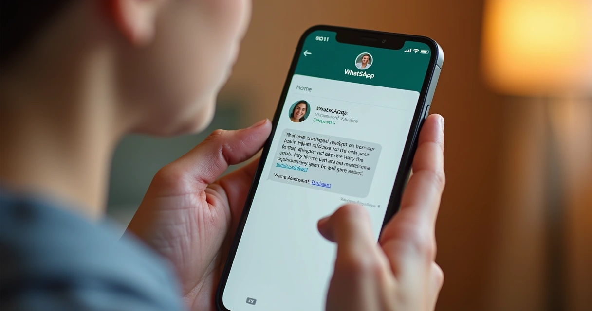 Mensagem de confirmação de consulta odontológica no WhatsApp 