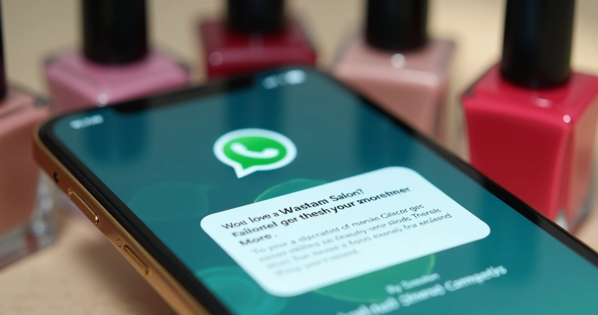 Exemplo de mensagem de confirmação de agendamento no WhatsApp 