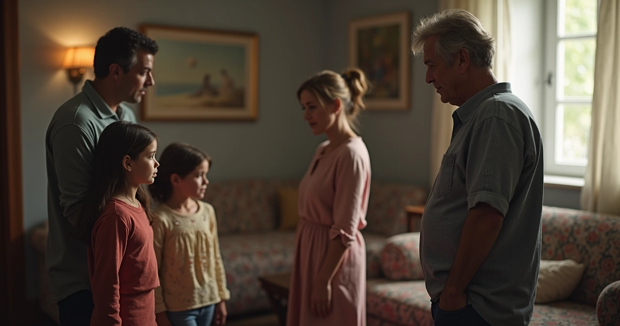 Family group tension systemic constellation representation 