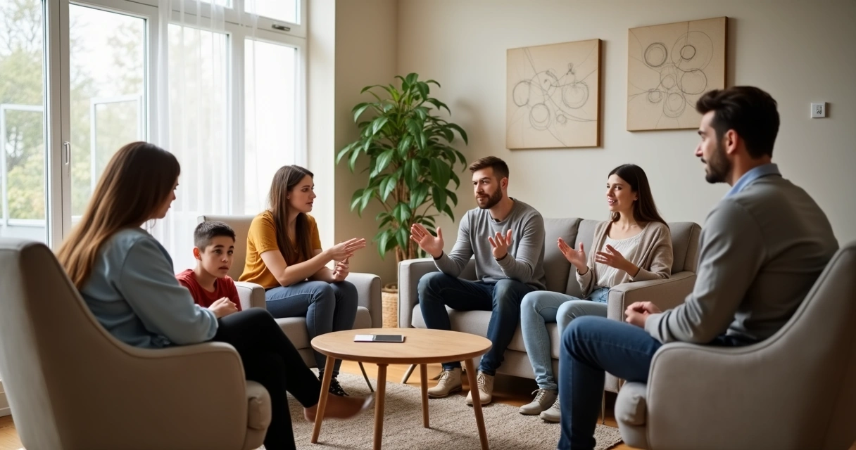 Família em conflito mediada por terapeuta em abordagem sistêmica 