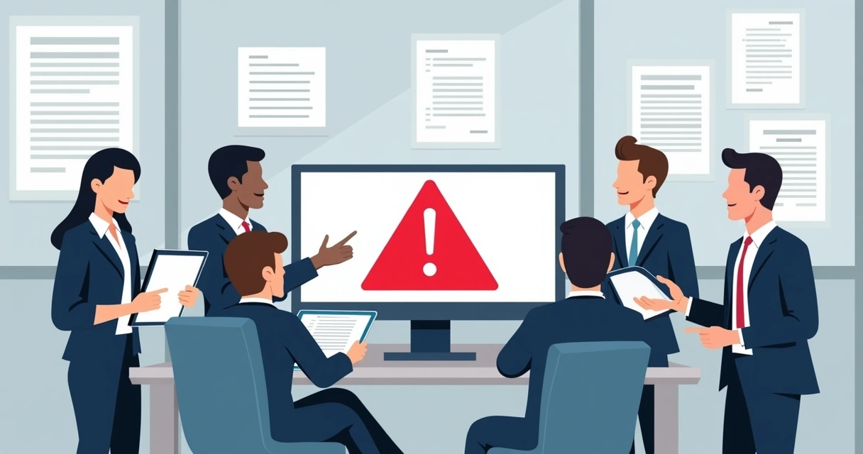 Business users seeing error message on document platform