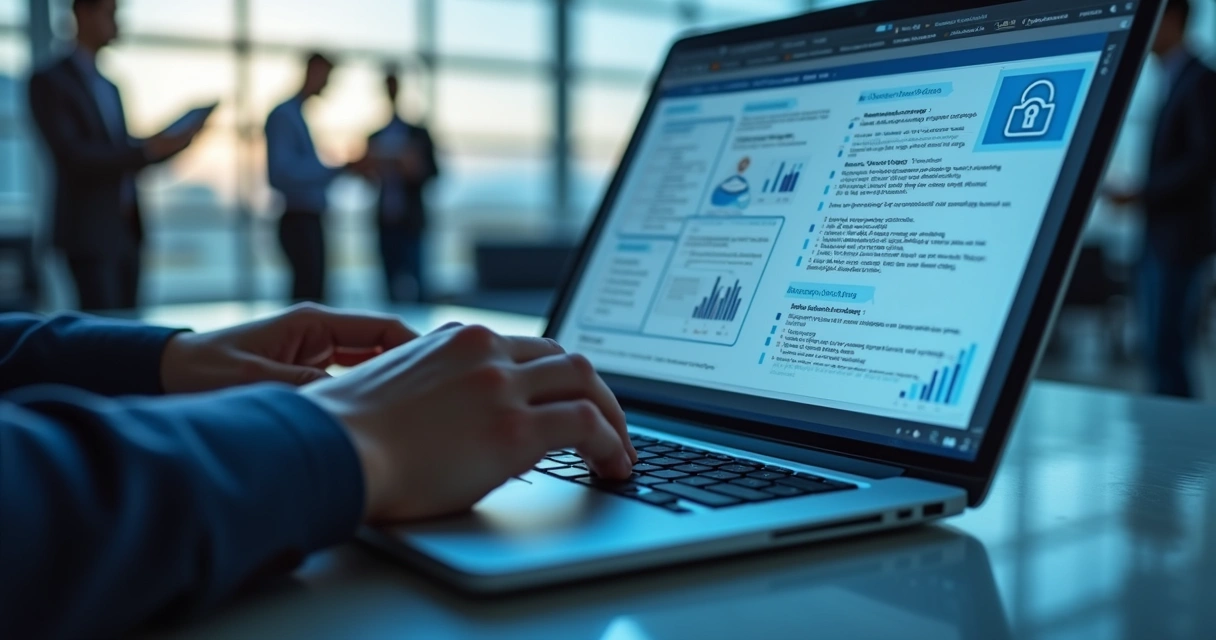 Profissional registrando conhecimento operacional em plataforma digital 