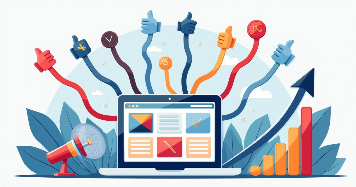 Diagrama mostrando o crescimento de autoridade de domínio através de links naturais