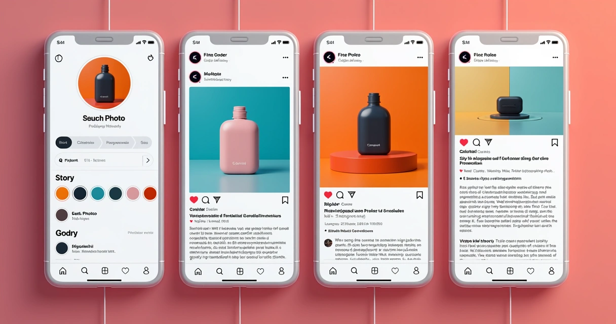 Perfil digital mostrando consistência de comunicação 