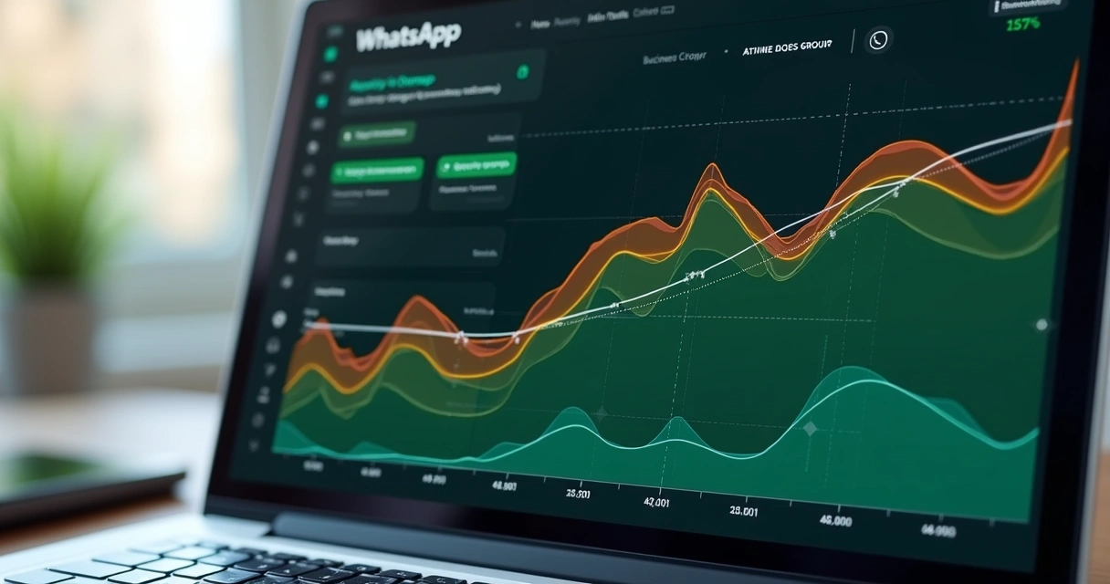 Dashboard que mostra ligação entre engajamento WhatsApp e vendas 