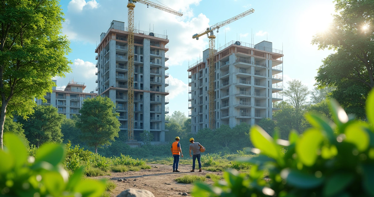 Construção sustentável utilizando BIM com elementos verdes e recursos naturais 