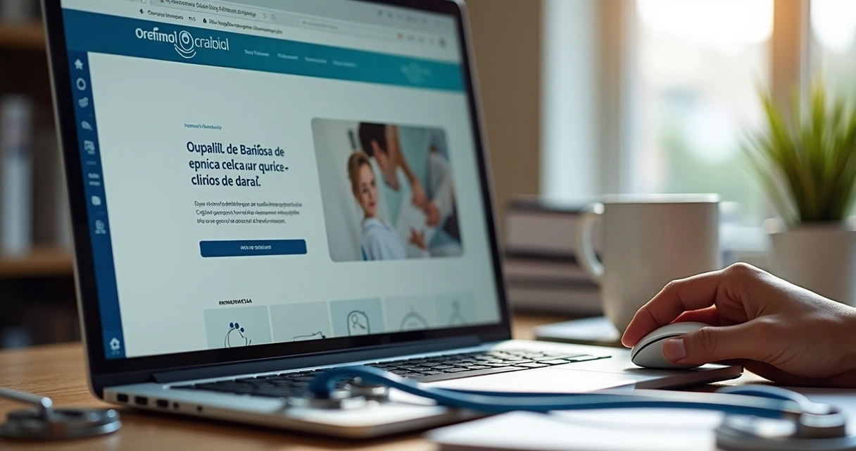 Consulta online de CNAE para clínica de estética no computador 