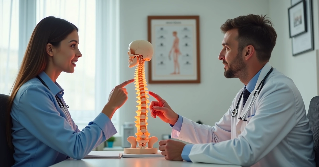 Consulta médica para avaliação de dor musculoesquelética 
