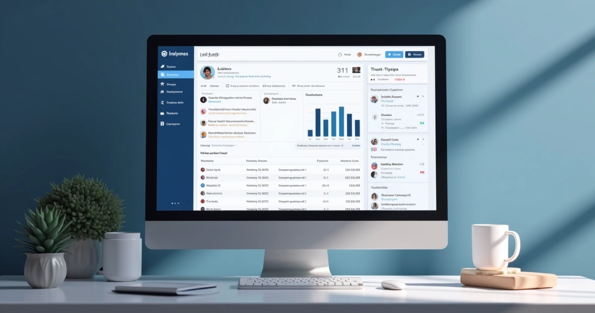 Visão de tela simulando consulta de lead com diferentes campos preenchidos 